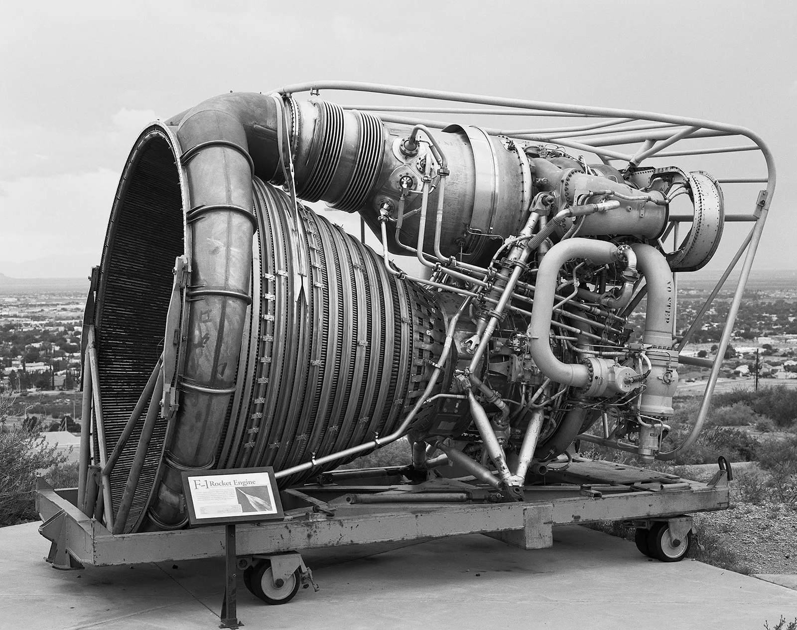 New Mexico Museum of Space History, Alamogordo, New Mexico, 2007 Selenium Toned Silver Gelatin Print 16x20" Edition of Three