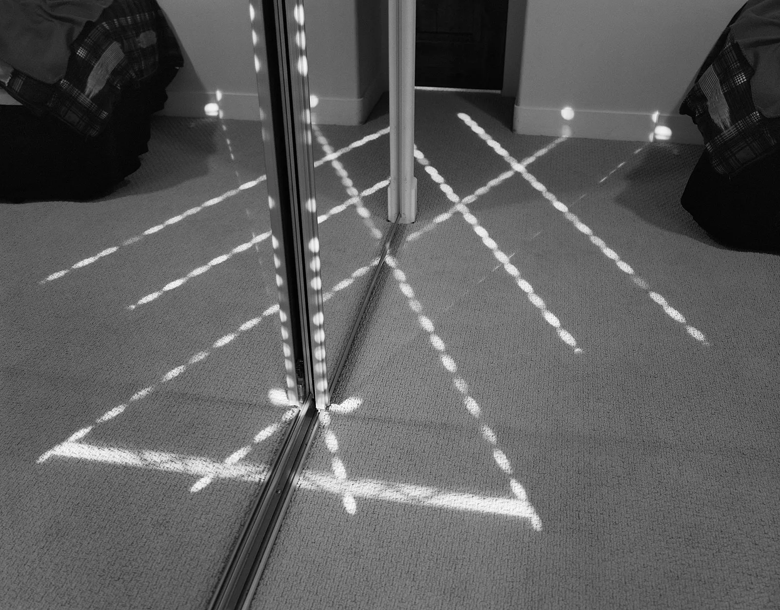 Light Projected Through Closed Shades, Park City, Utah, 2017 Selenium Toned Silver Gelatin Print 20x16" Edition of Three