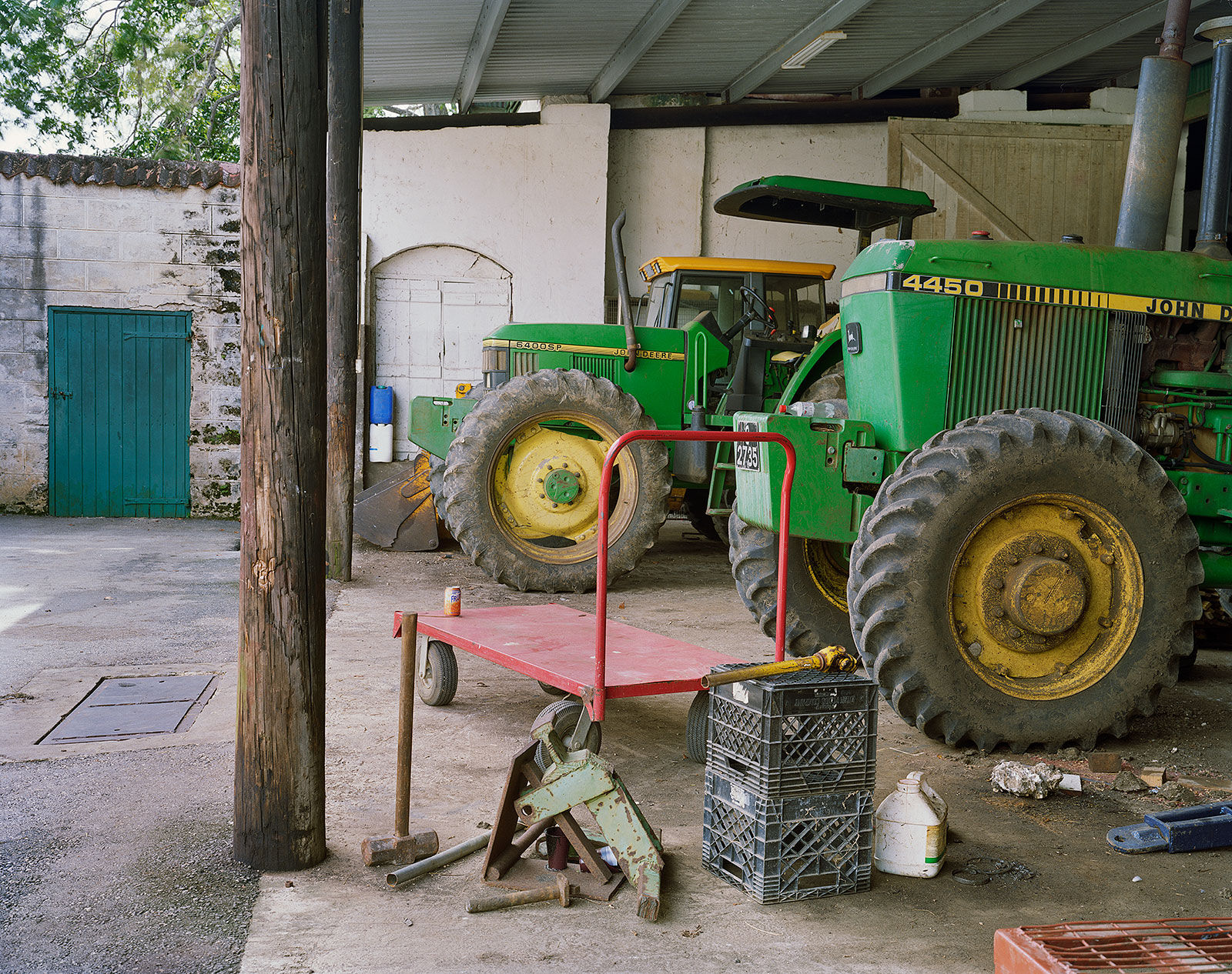 Tractor Yard, Brighton Farm, St. George, Barbados, 2006 Archival Pigment Print on Moab Entrada Rag, 17x21" Edition of Three