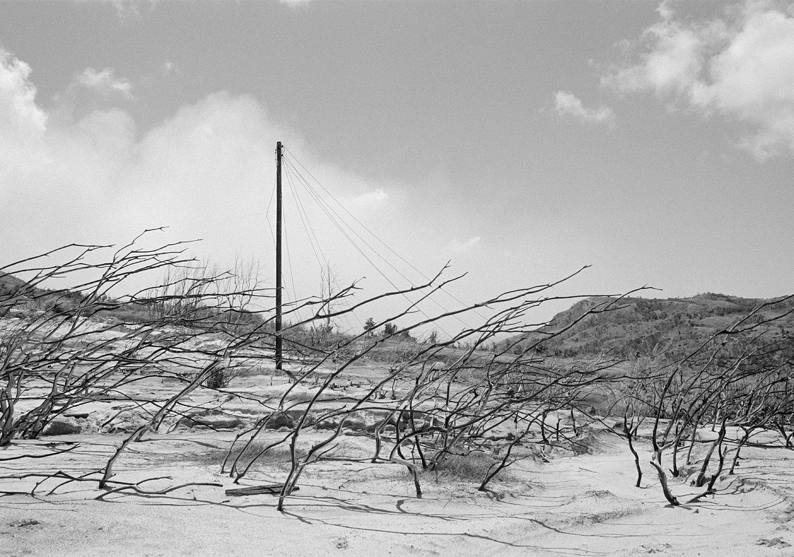 The Effects of a Pyroclastic Flow, Dyers Township, Montserrat, 2008 Archival Pigment Print on Hahnemuhle Photo Rag, 17x21" Edition of Three