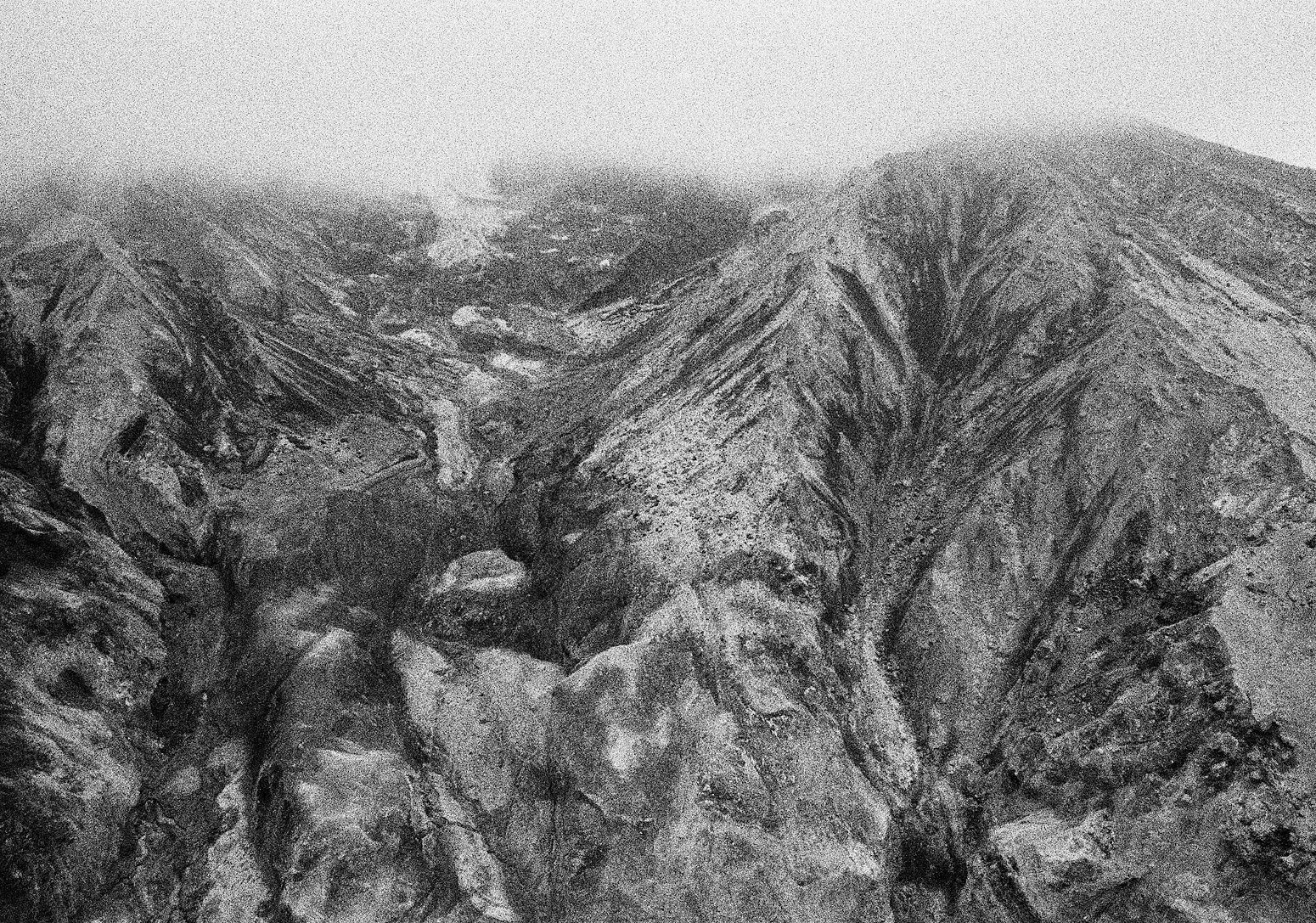 Aerial View of the Tar Valley, Fox's Bay, Montserrat, 2004 Archival Pigment Print on Hahnemuhle Photo Rag, 17x21" Edition of Three
