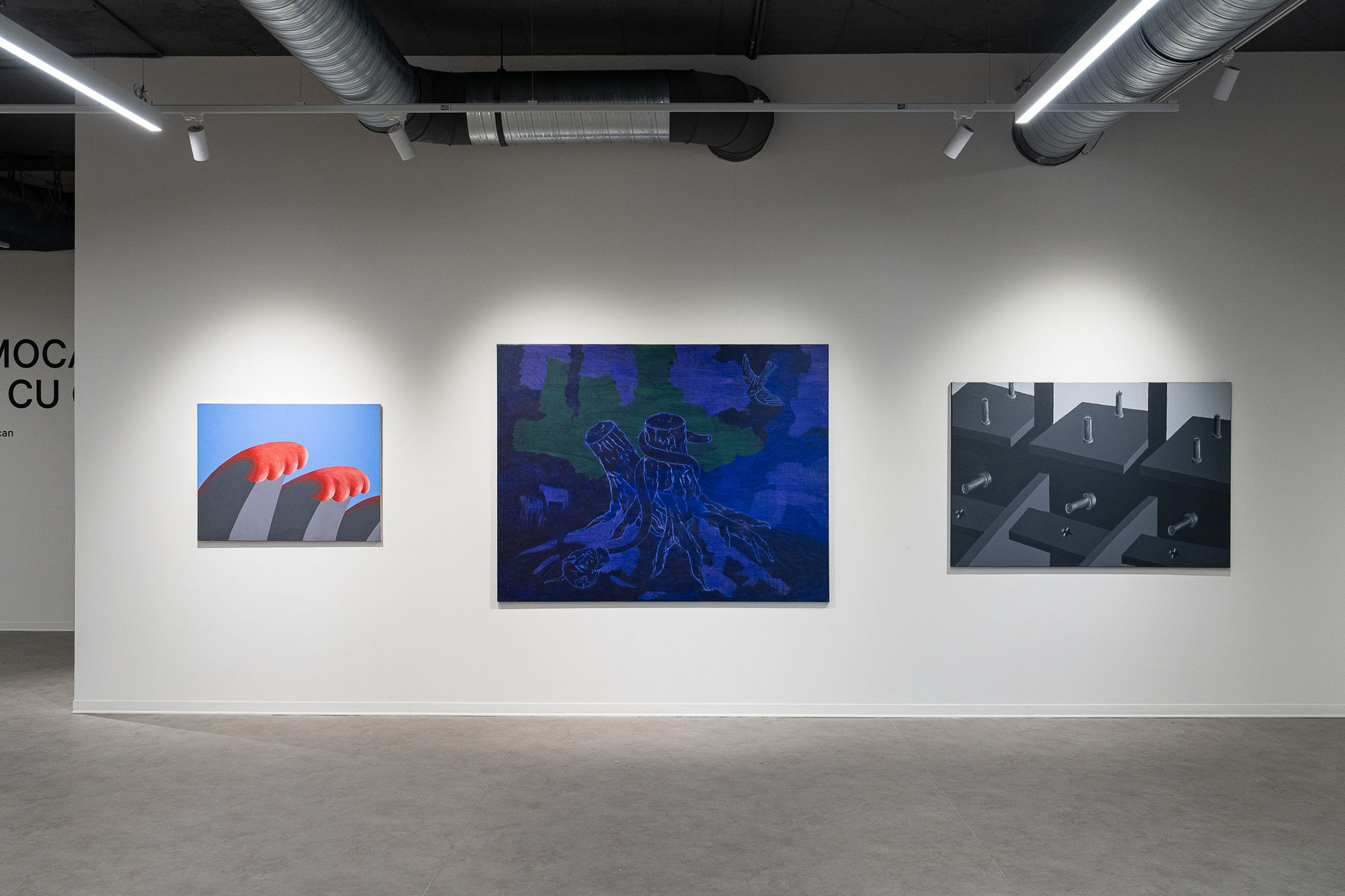 Exhibition view Gili Mocanu: Hill with Skull. Curated by Mihnea Mircan