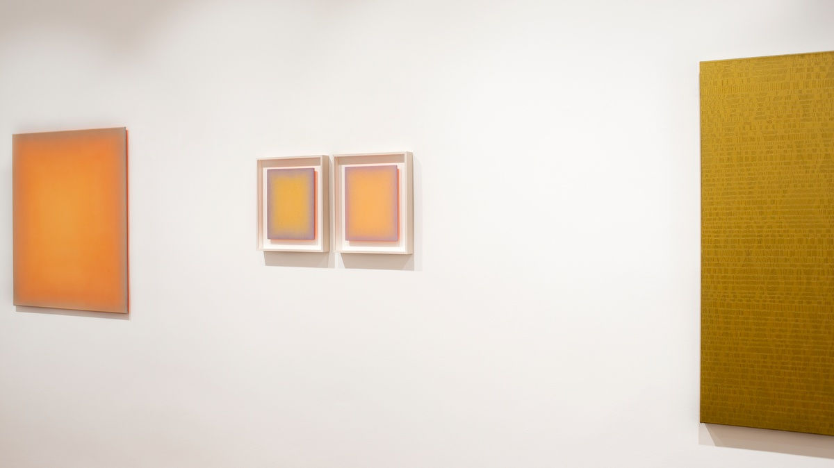 Ausstellungsansicht Eberhard Ross, listening to colors, watching sounds