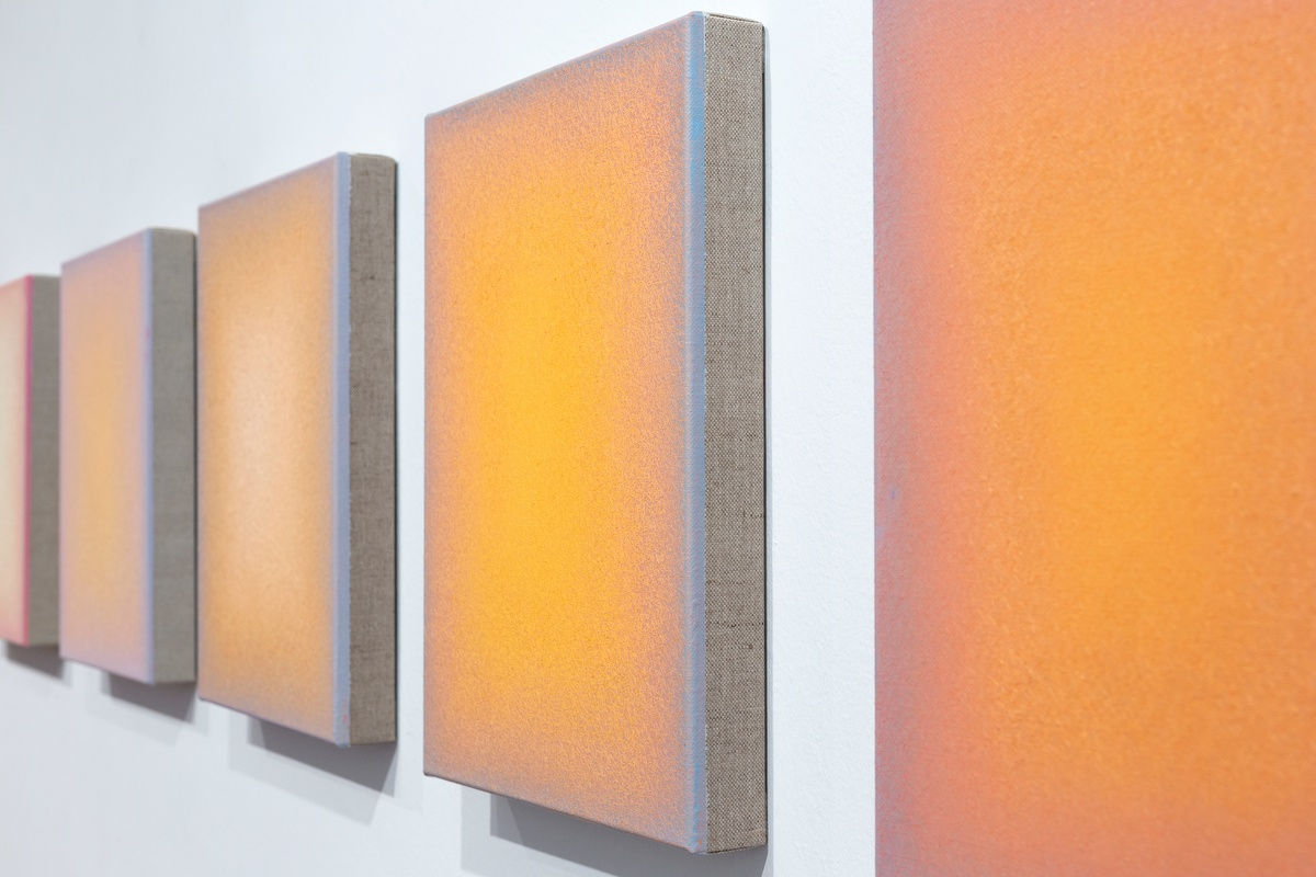 Ausstellungsansicht Eberhard Ross, listening to colors, watching sounds