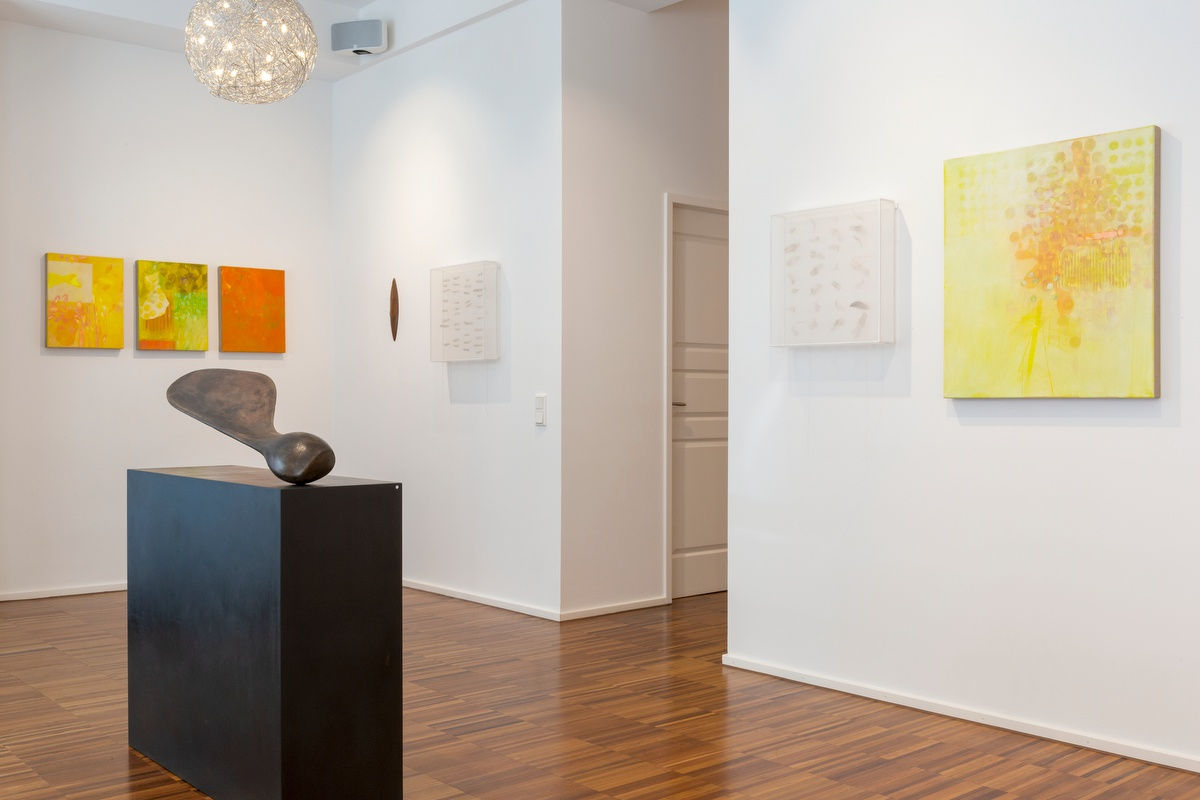 Ausstellungsansicht art and nature II, David John Flynn • Sheila Furlan • Paul Diestel, 2021