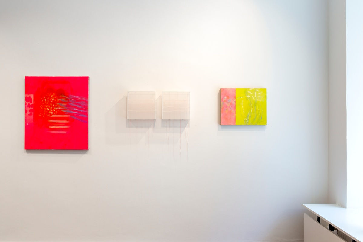 Ausstellungsansicht art and nature II, David John Flynn • Sheila Furlan • Paul Diestel, 2021