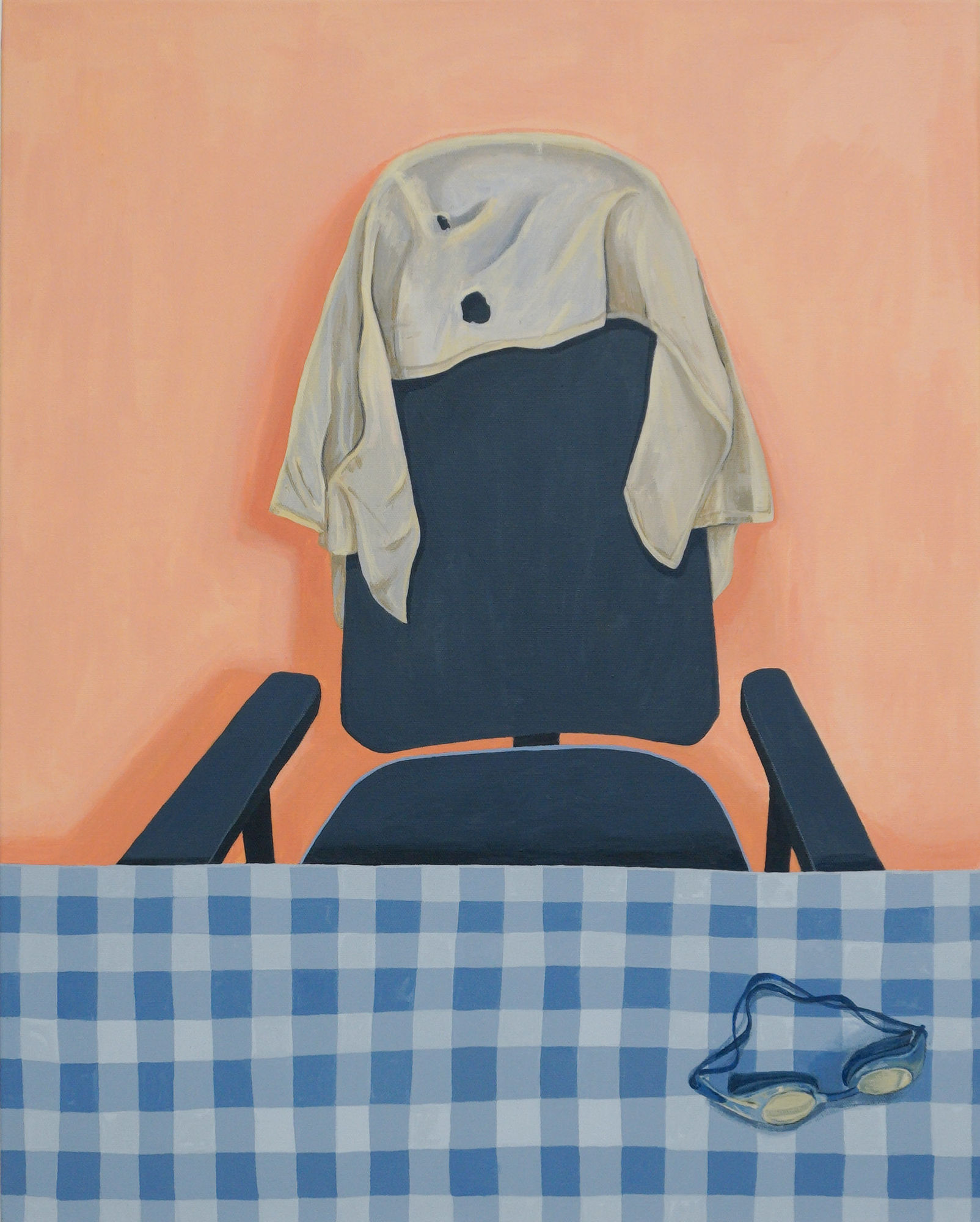 Ong Pei Yee Absent Presence, 2025 Acrylic on canvas 77 x 61 cm
