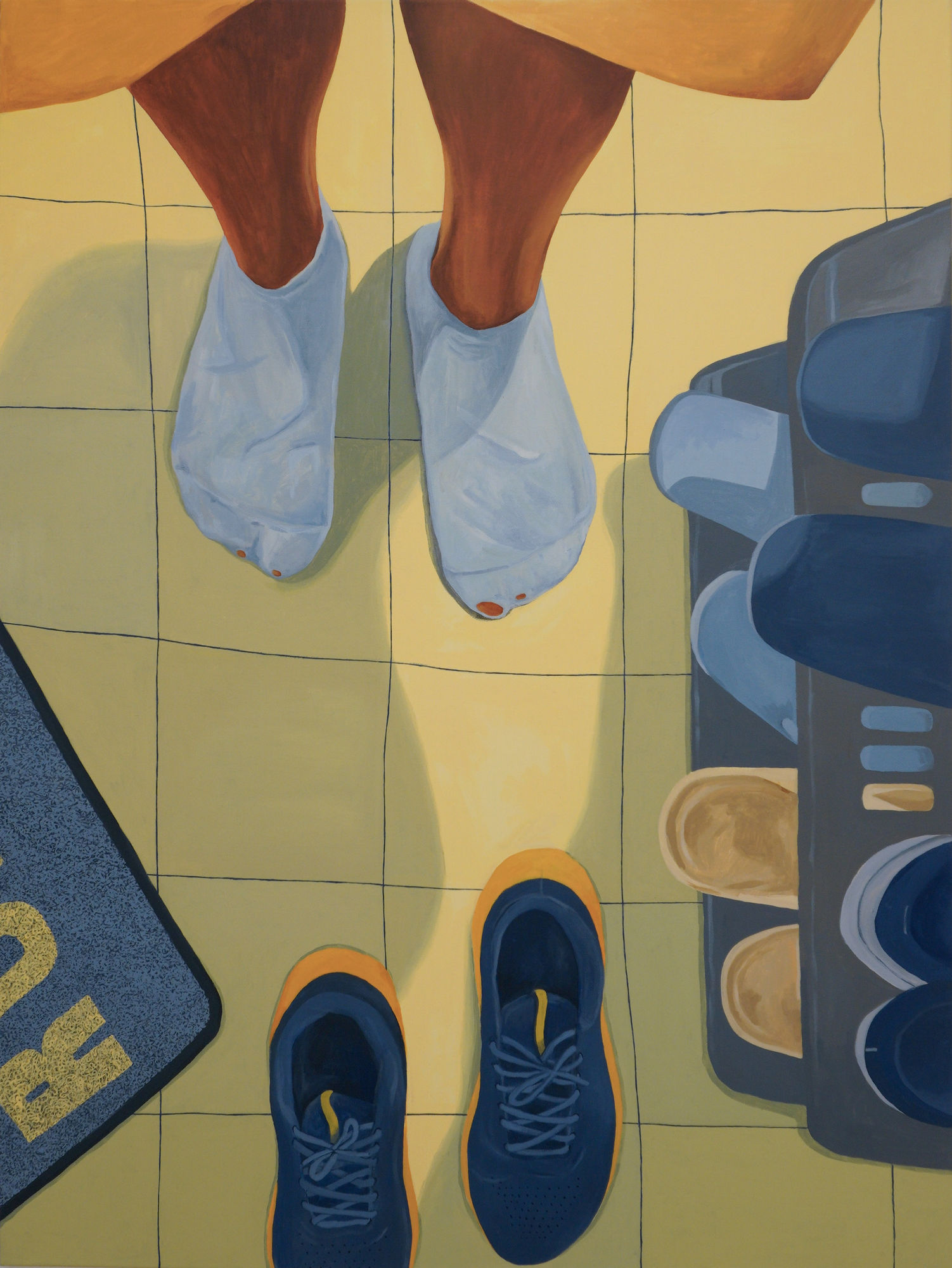 Ong Pei Yee Comfortable Ruin, 2025 Acrylic on canvas 122 x 91.5 cm