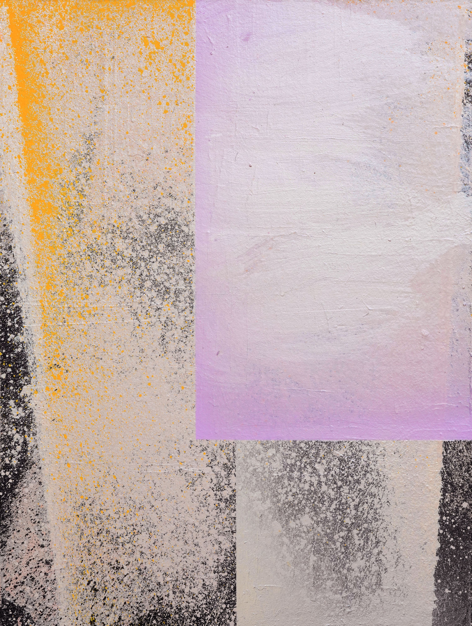 Wong Perng Fey Dialogue in Silver Purple, 2020 - 2024 Acrylic on linen 160 x 120 cm
