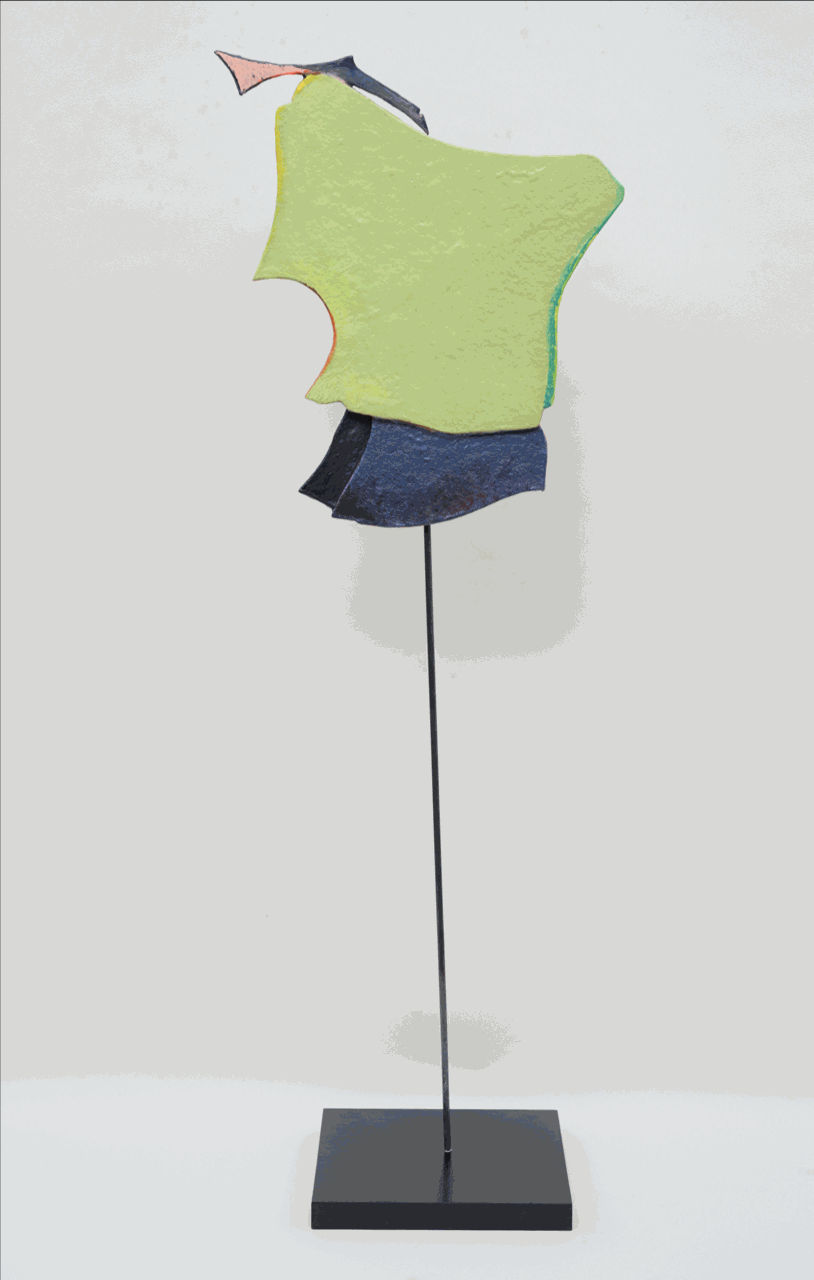 Wong Perng Fey The Professor, 2025Acrylic on wood 155 x 56 x 35 cm