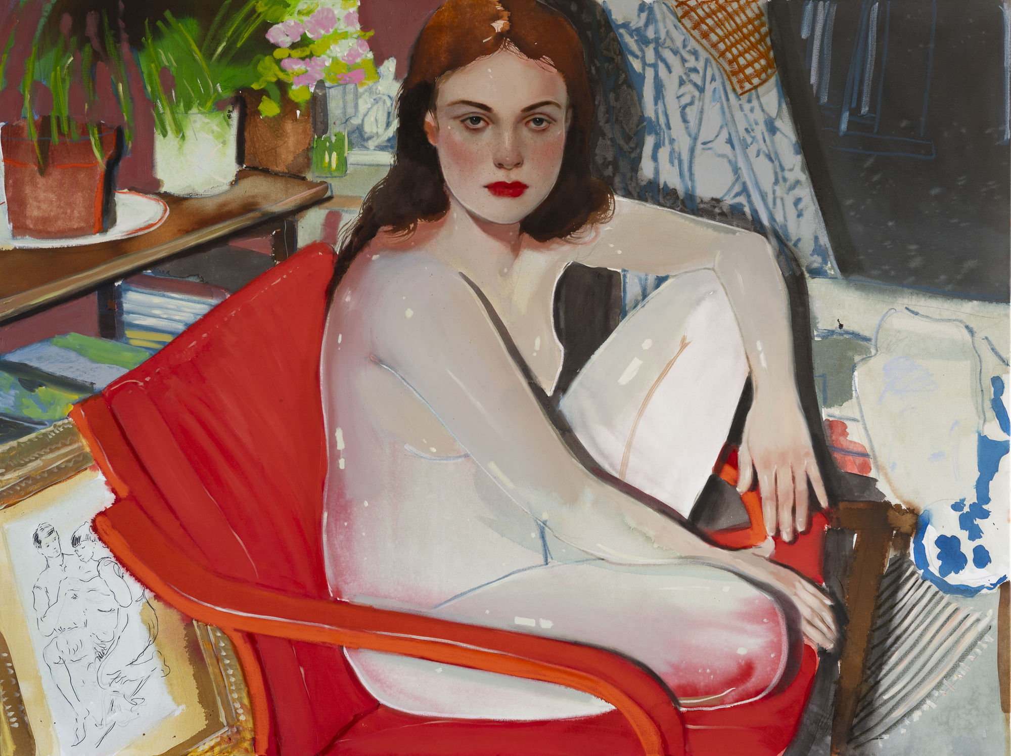Adéla Janská, Red chair, 2024