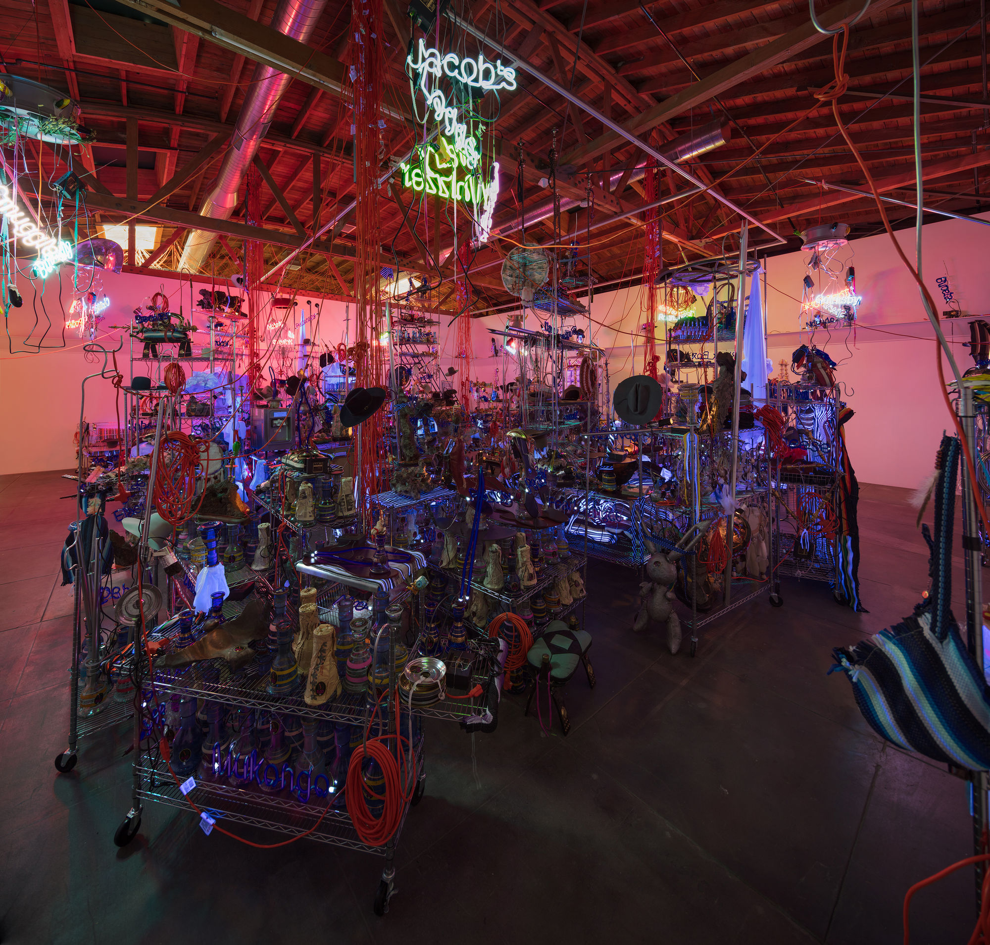 © The Estate of Jason Rhoades. Courtesy the estate, Hauser & Wirth, David Zwirner and lender. Photo: Fredrik Nilsen
