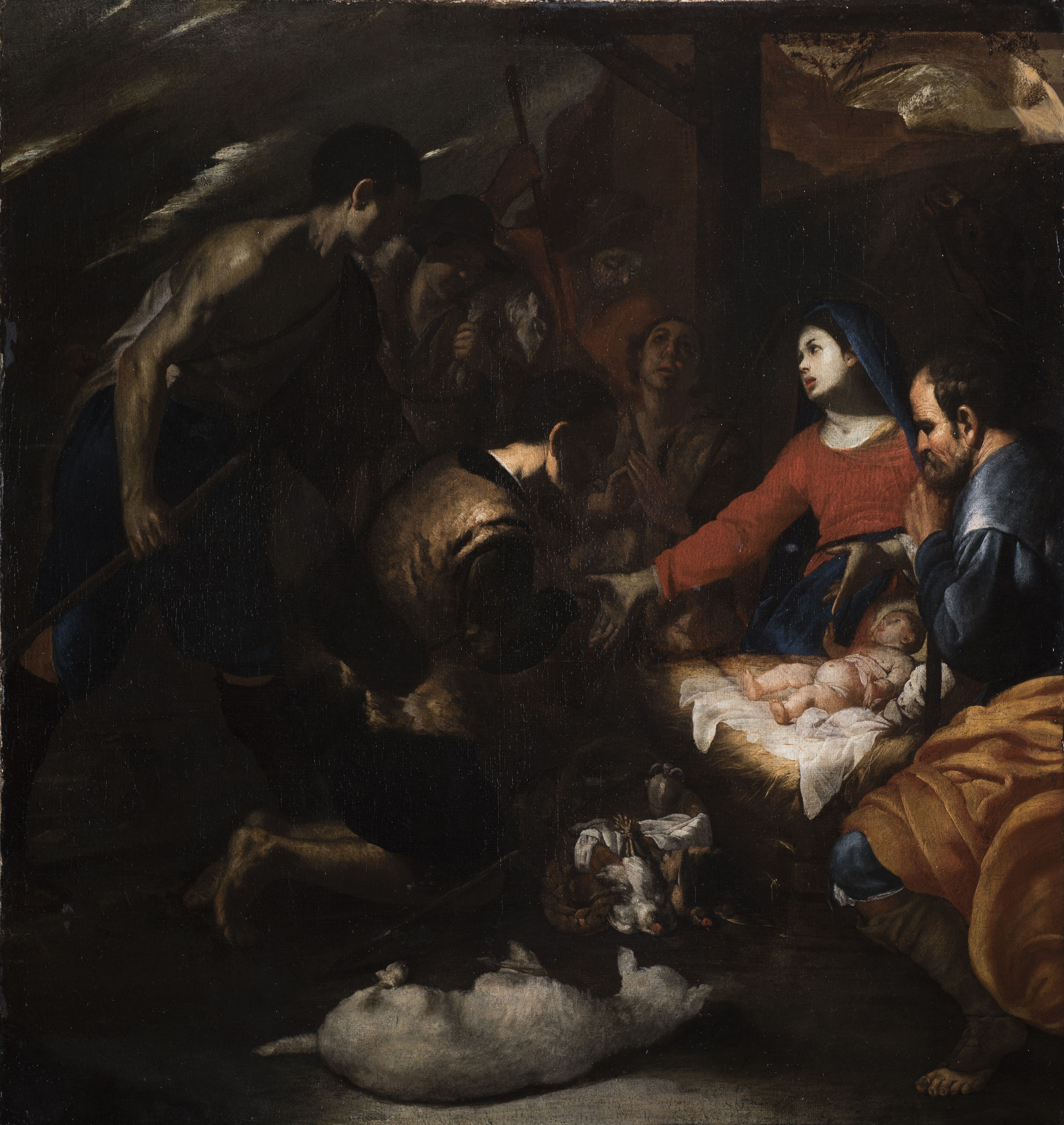 BERNARDO CAVALLINO Adoration of the Shepherds