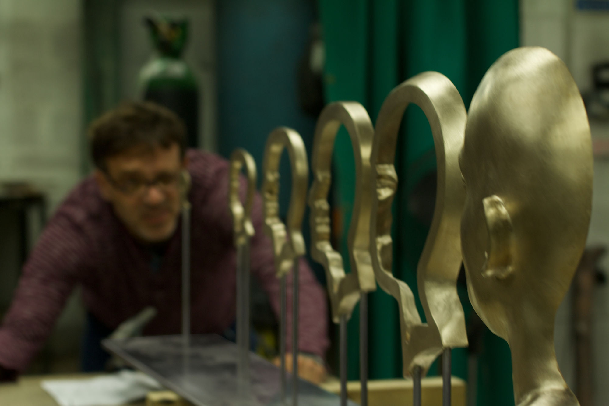 Title: Singularity Raw Bronze Artist: Jonty Hurwitz Date: 2009 Materials: Bronze and Steel Dimensions: 20 x 50 x 150cm Edition Size: 9 Download in High-Res