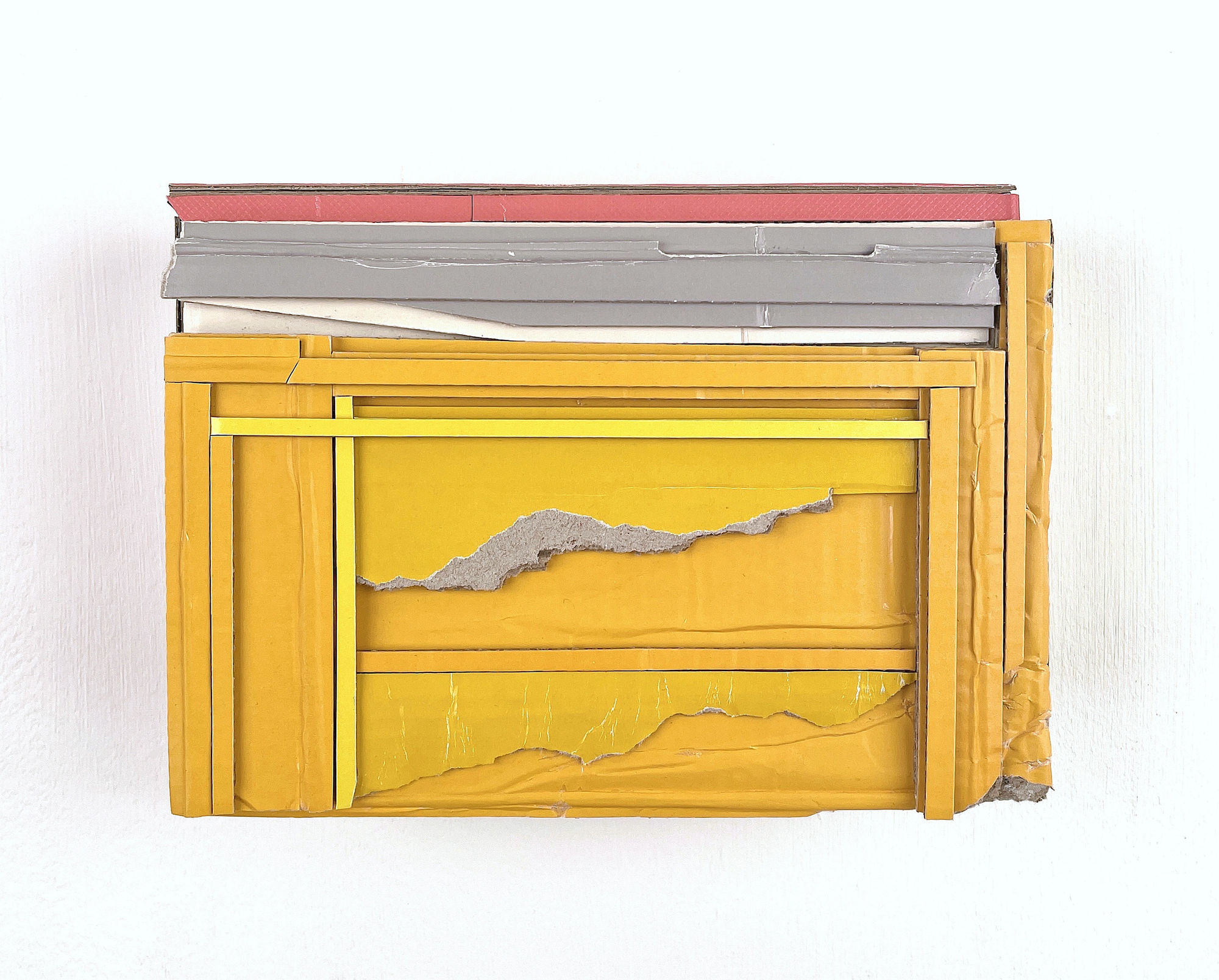 Found (unpainted) cardboard, foamcore