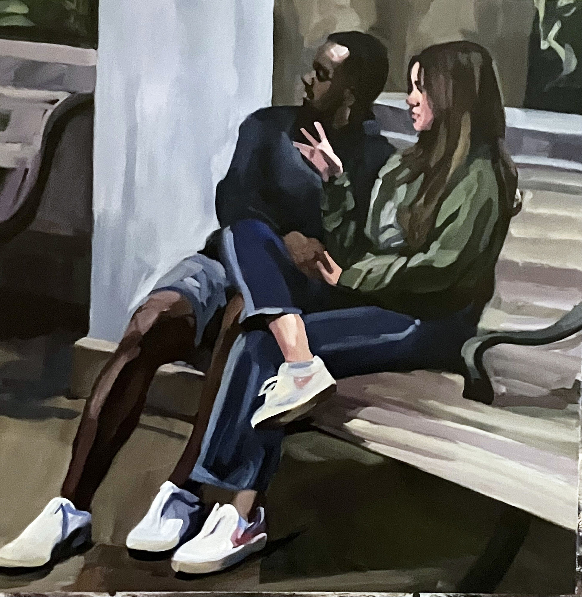 Acrylic on wood panel