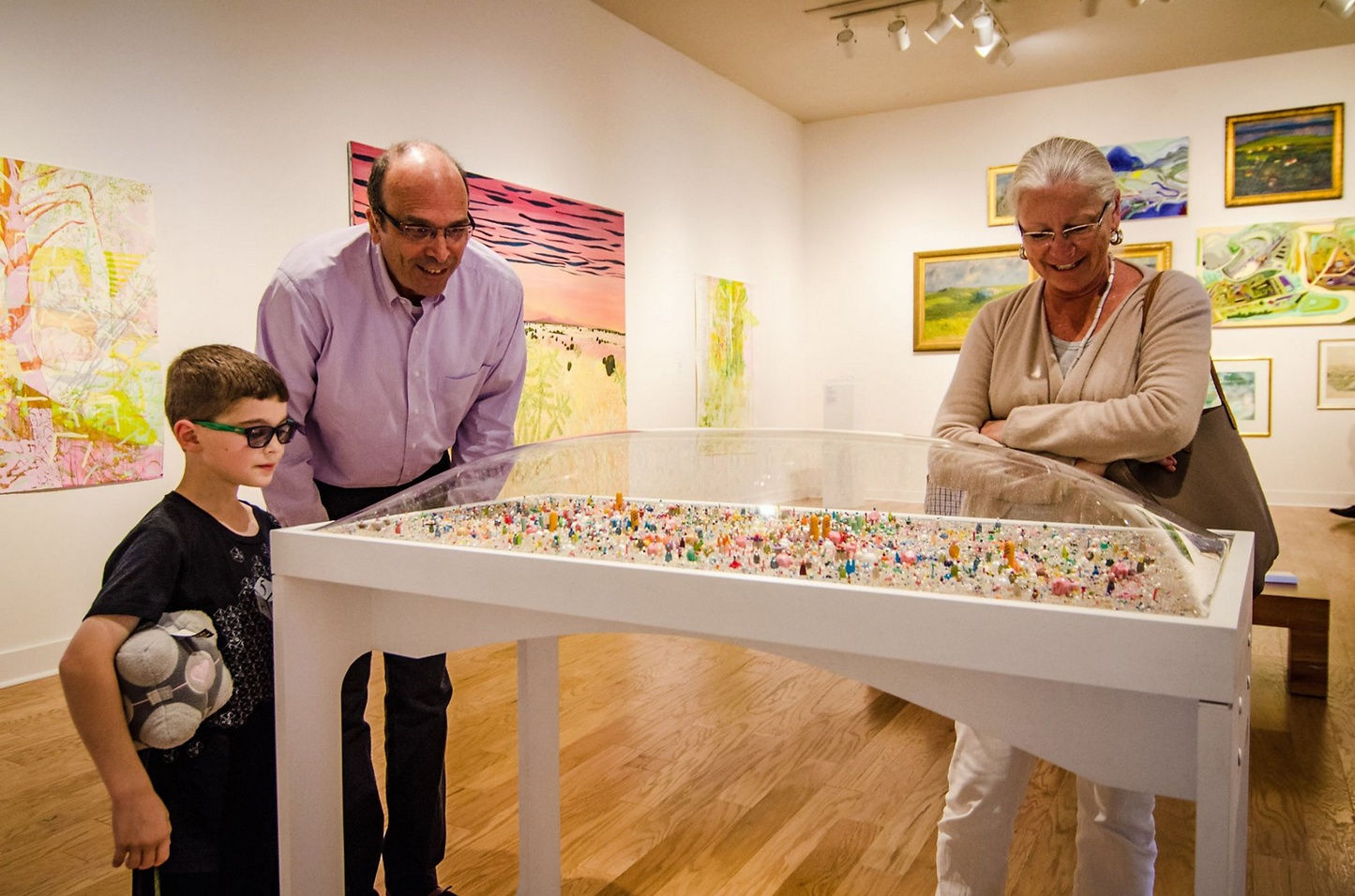 Metropolis, 2008 Mixed media with beads and found objects (Bubble Sculpture)