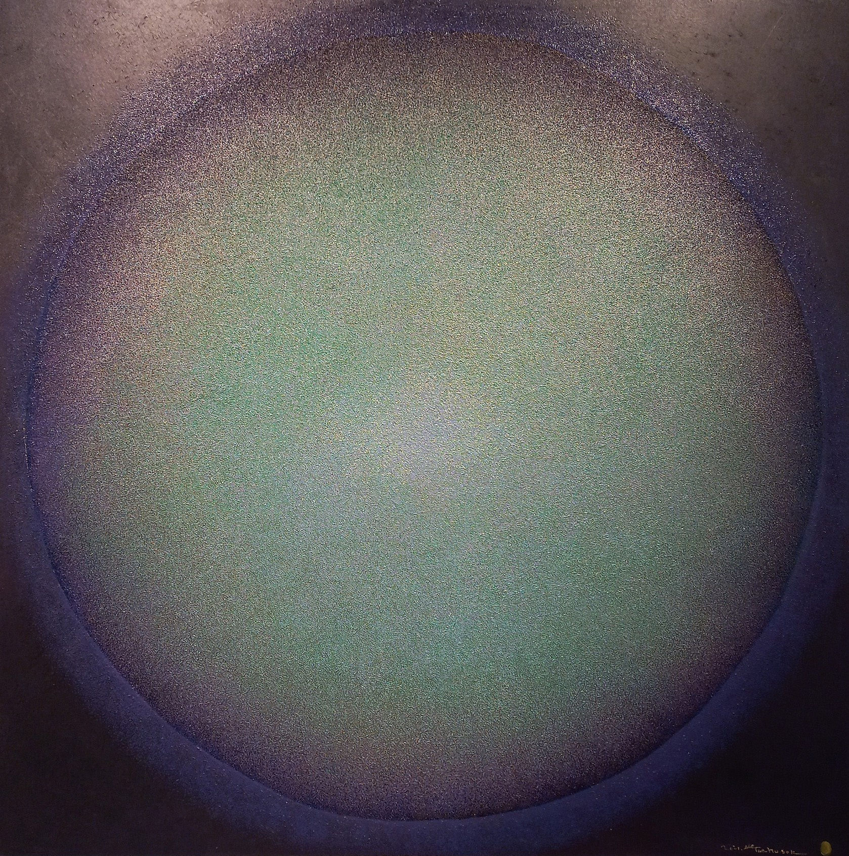 From the Point… (Large III), 2022 Signed Oil on Canvas