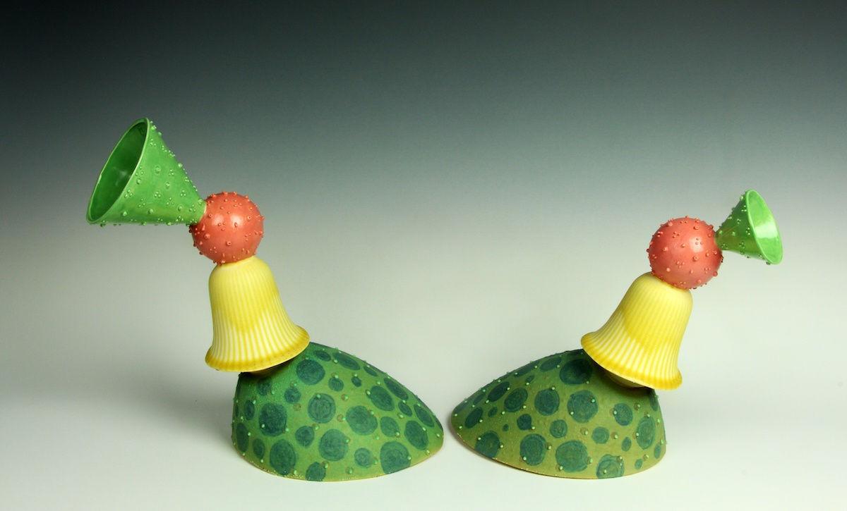 Confiteor, 2014 Slip-cast and handbuilt porcelain, underglaze, glaze