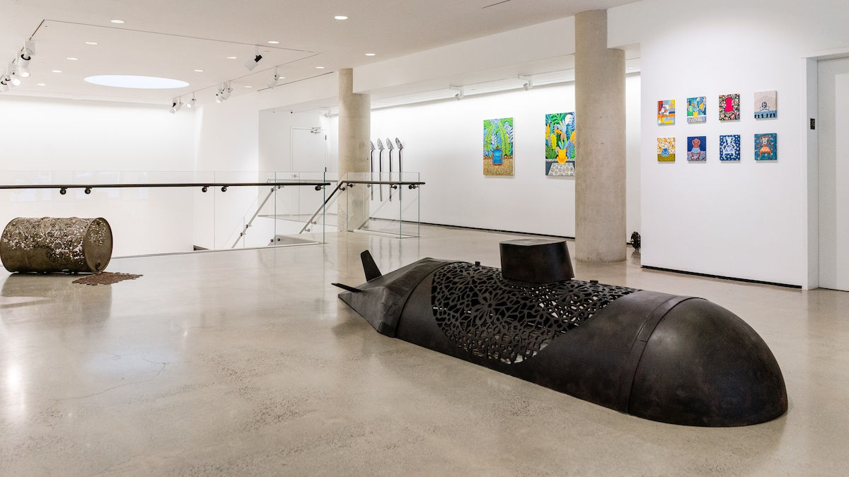 In her space installation