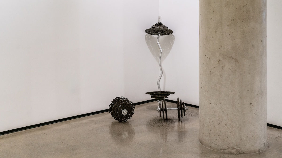 In her space installation