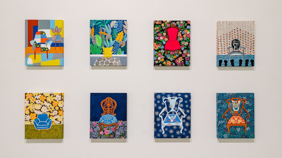 In her space installation