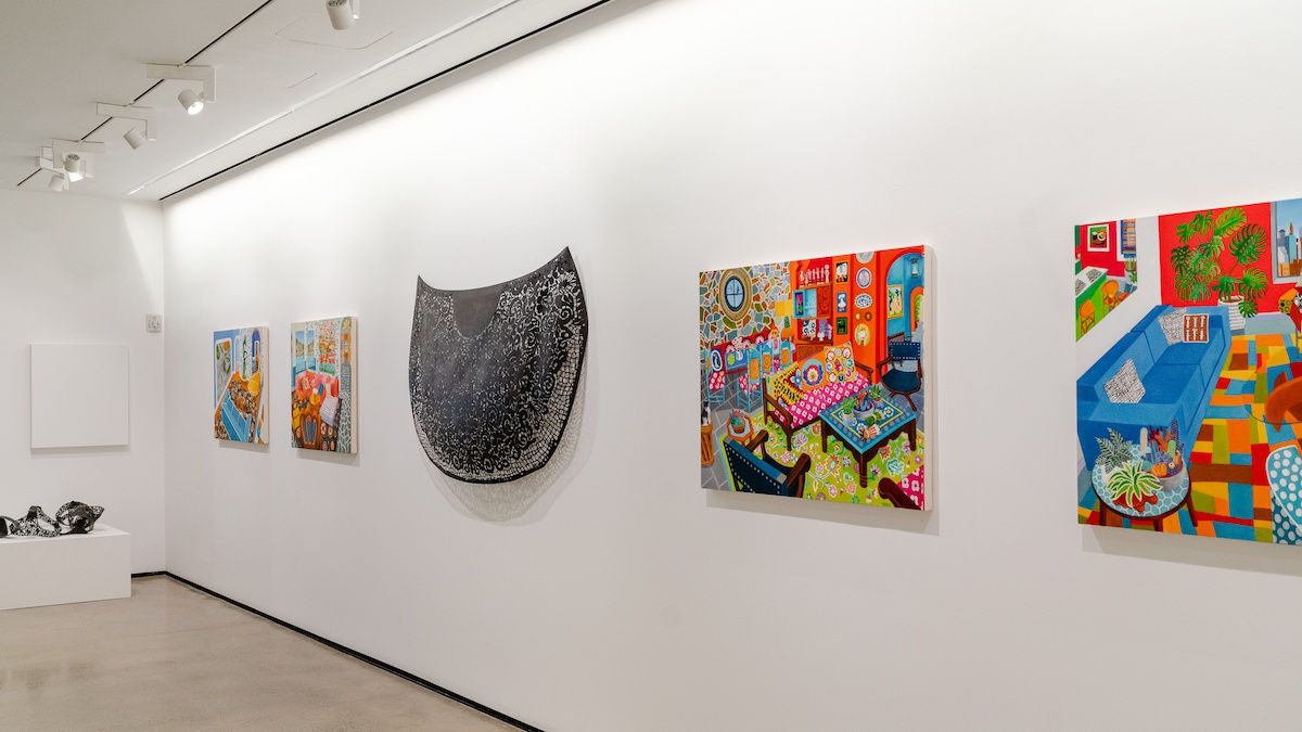 In her space installation