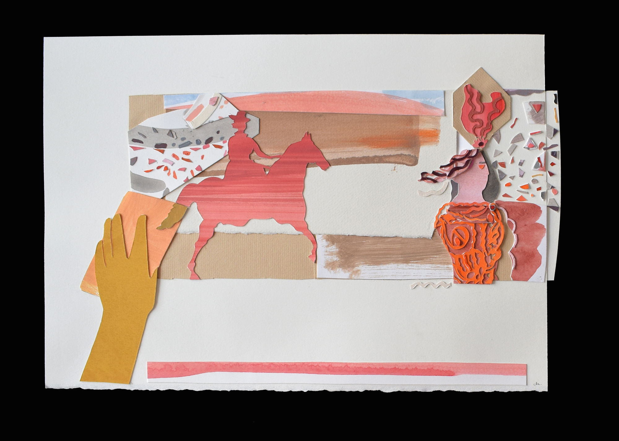 Passing Landscape #1, 2019 signed papercut