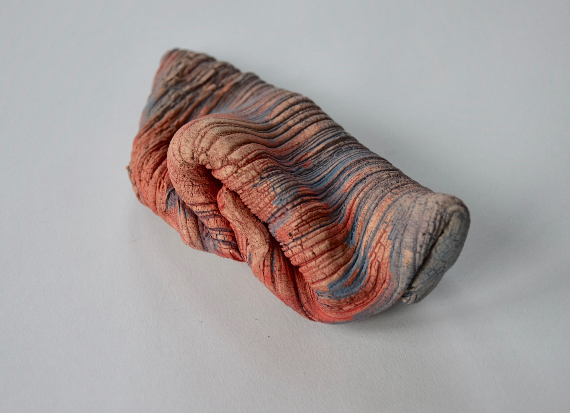 Sleeping, 2019 Acrylic on ceramic