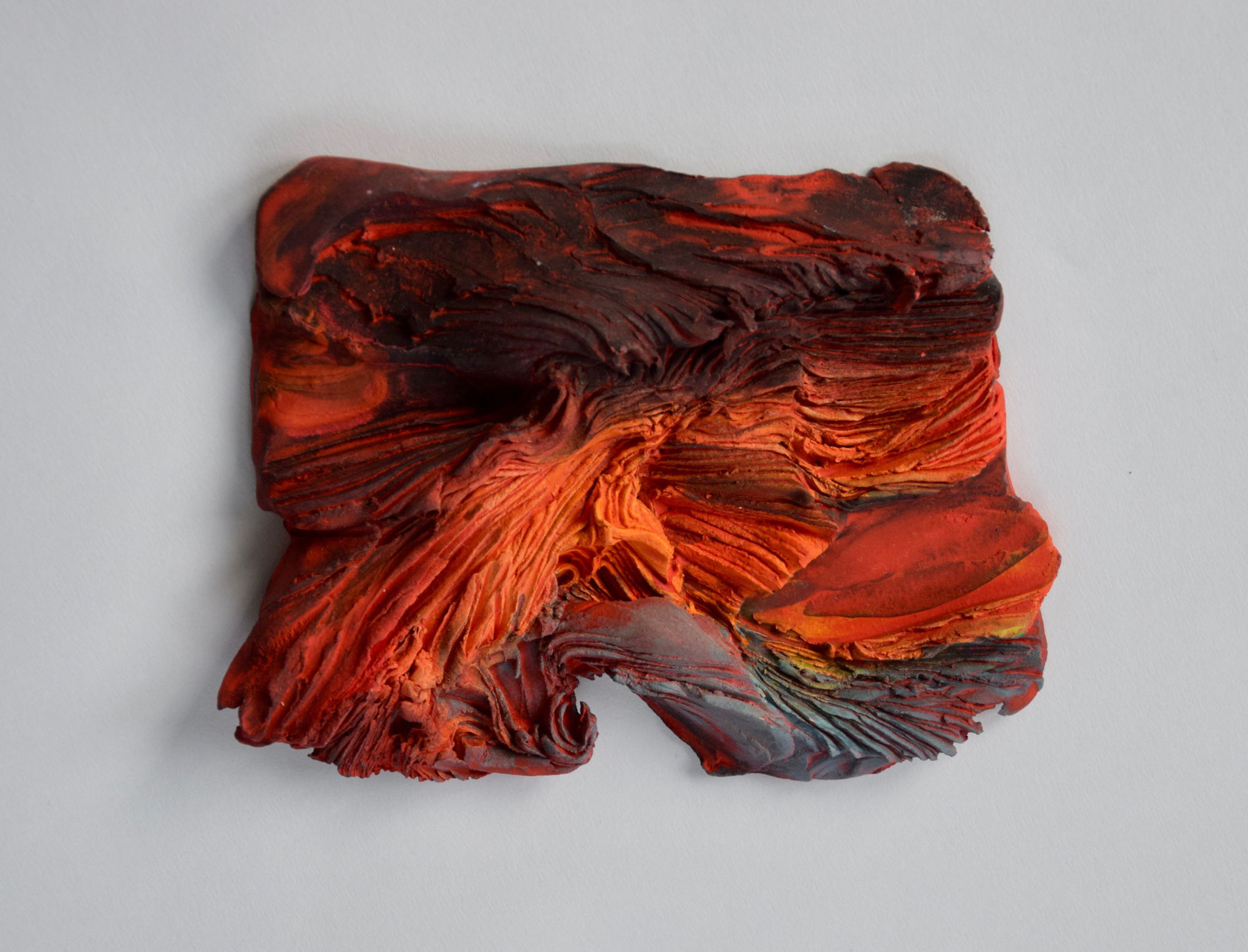 Lava, 2019 Acrylic on ceramic
