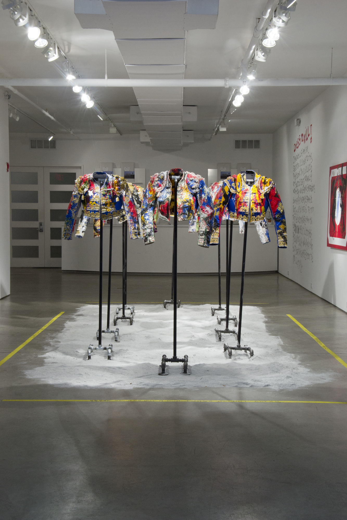 A Bullfighter in New York installation