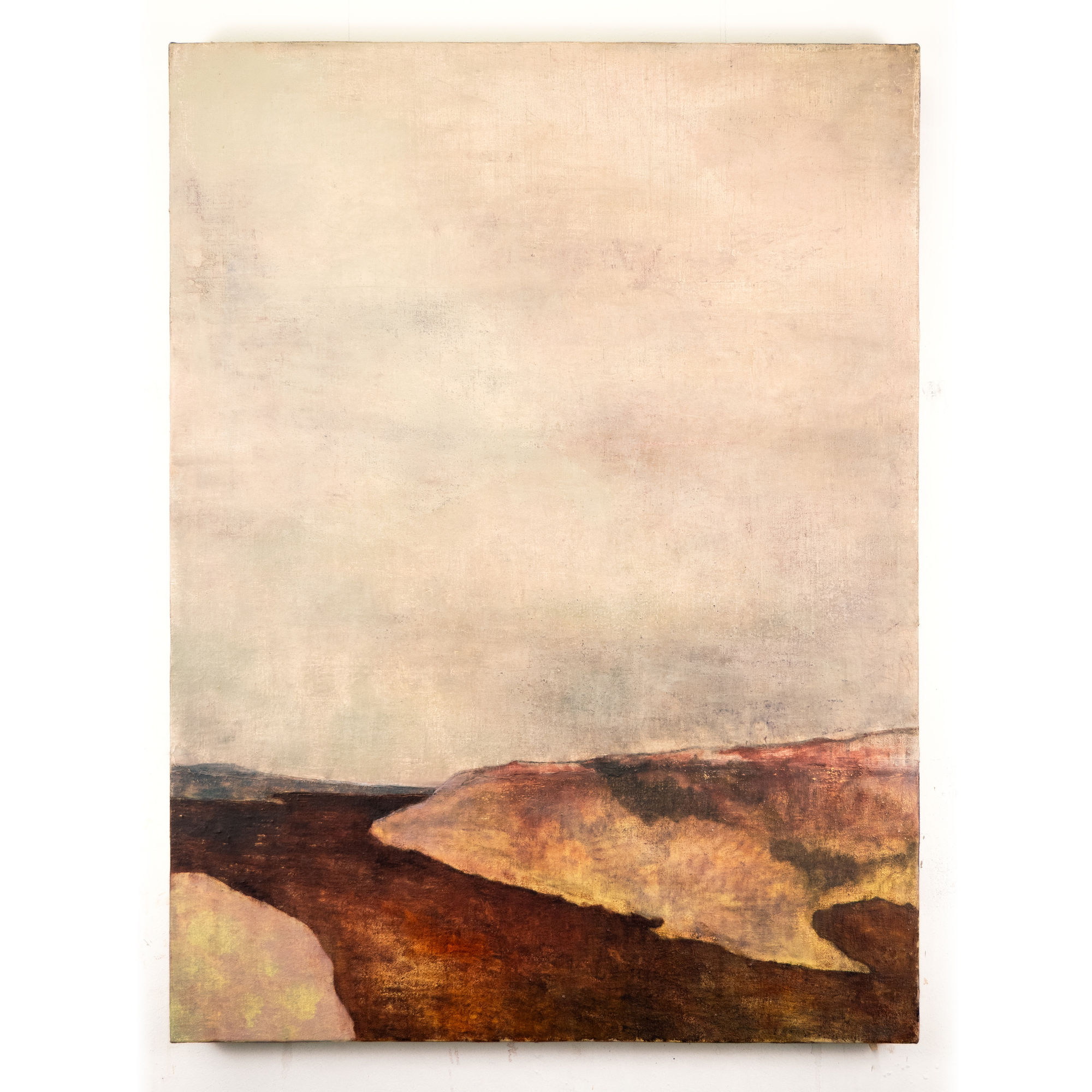 ERIC CLINTON ANDERSON THE FACE OF THE WATERS, 2024-2025 Oil, wax, and marble dust on linen on panel 40 x 30 in (101.6 x 76.2 cm)