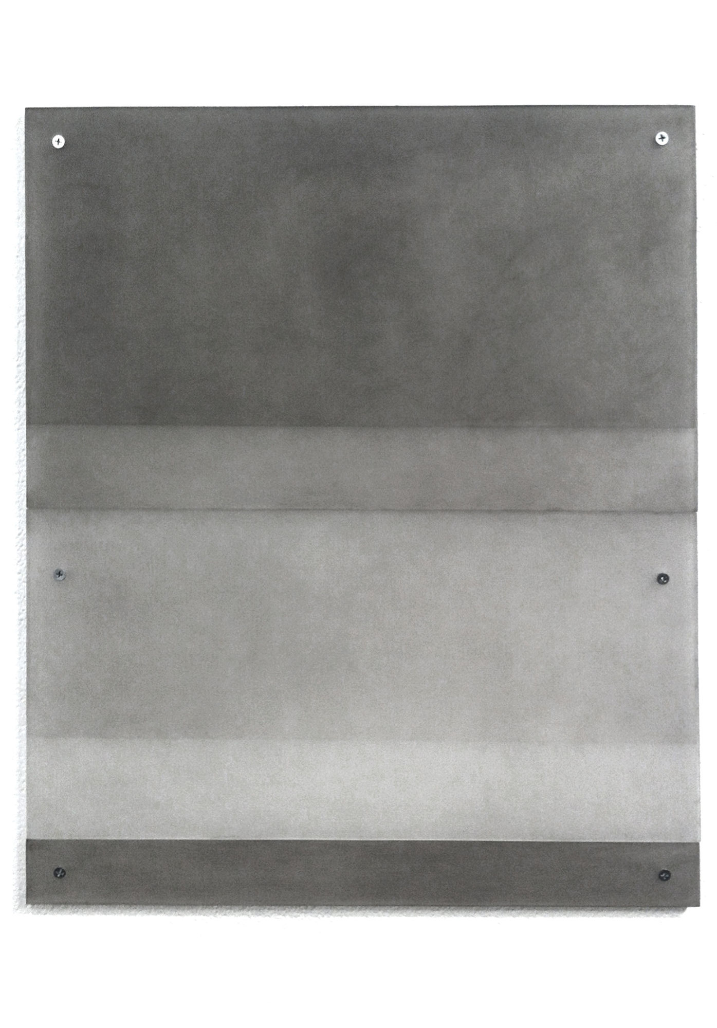 SARAH LEAHY ATMOSPHERE, 2016 Ink painted on plexiglass, 7 panels 24 x 20 x 3/4 in 61 x 50.8 x 1.9 cm