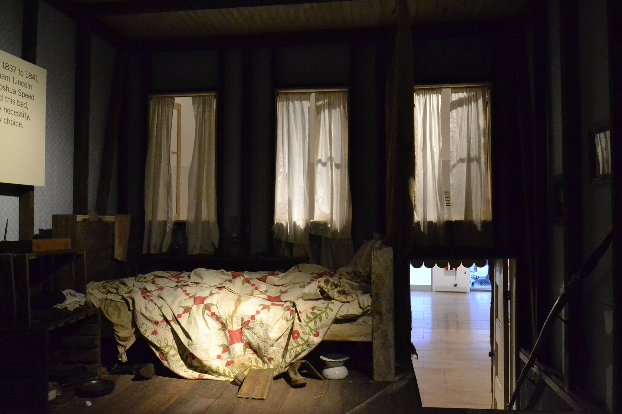 The Lincoln Bedroom installation