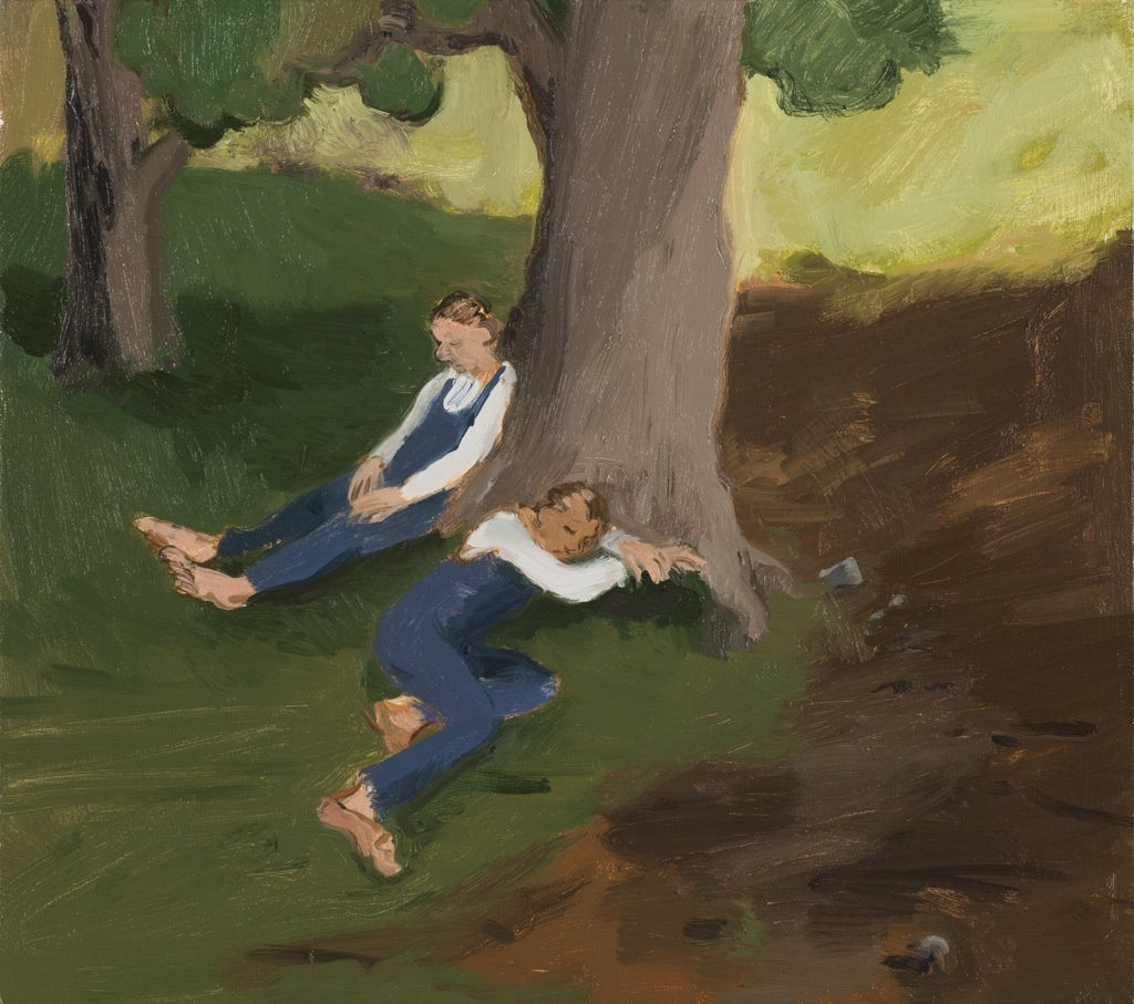 The Break, 2012 Oil on linen