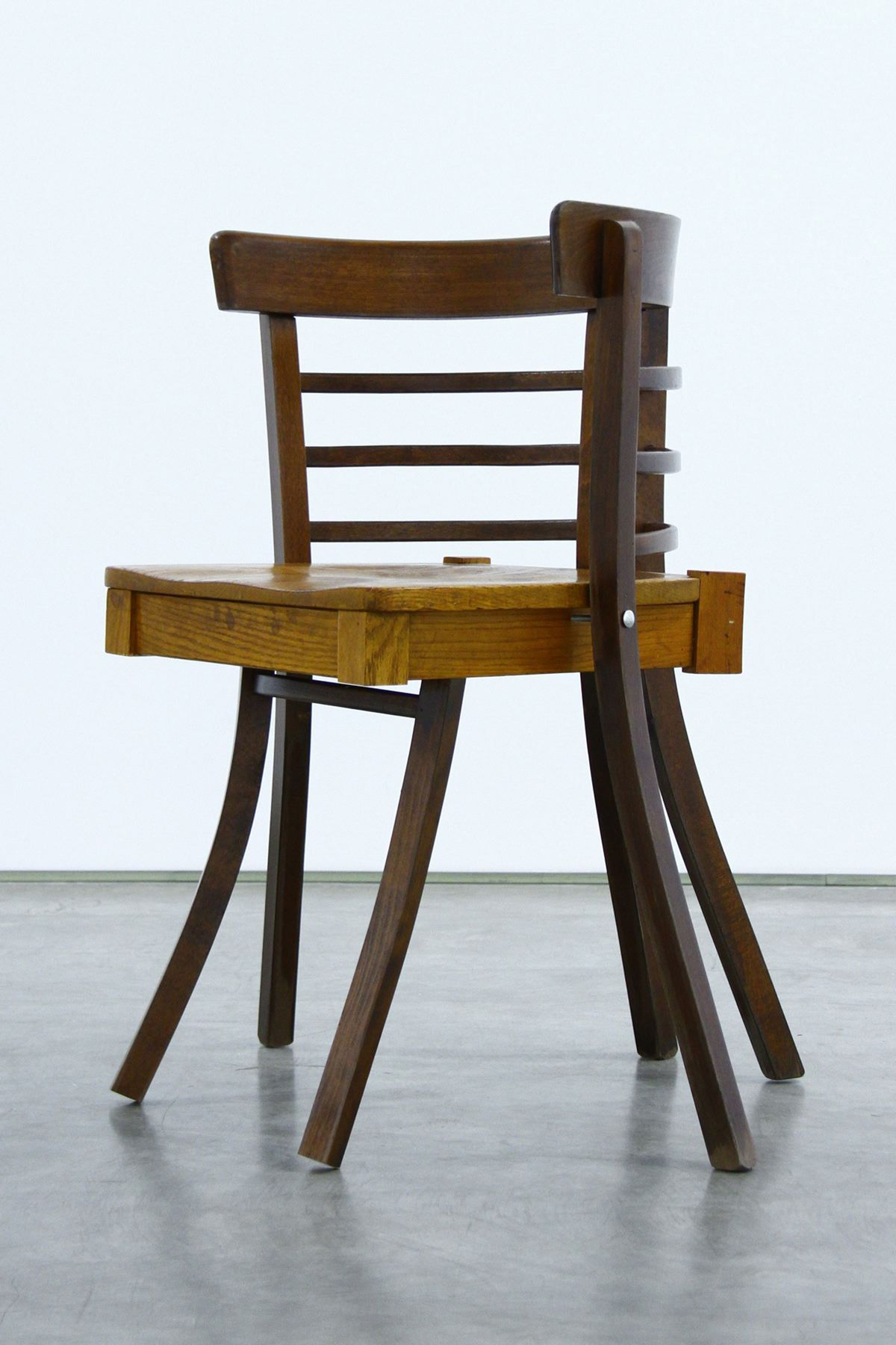 Double, 2012 Wooden chair parts