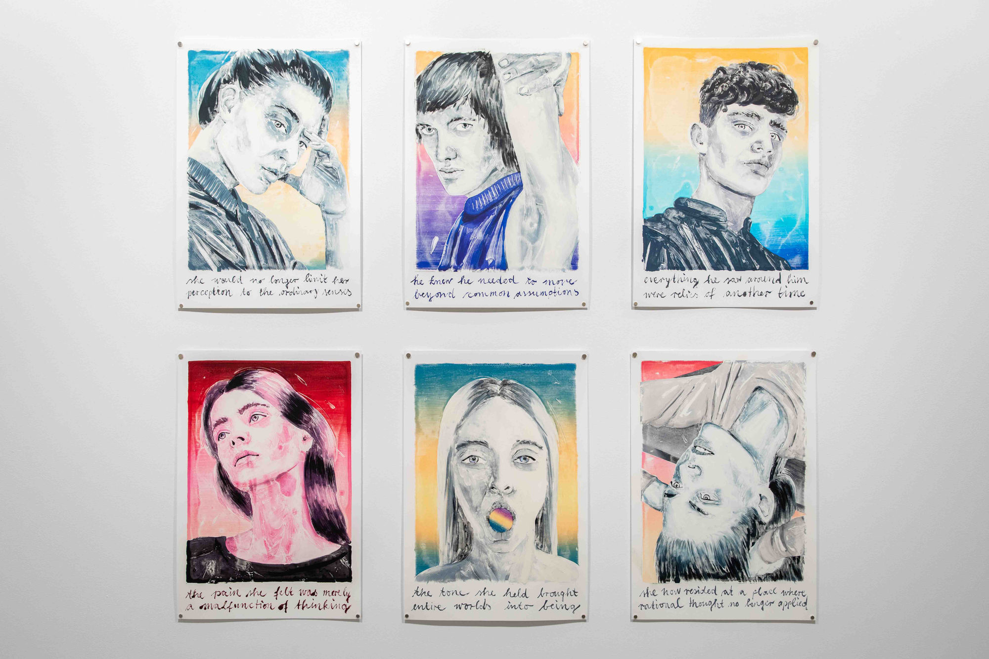 Installation view from Analogous Dimensions at C24 Gallery