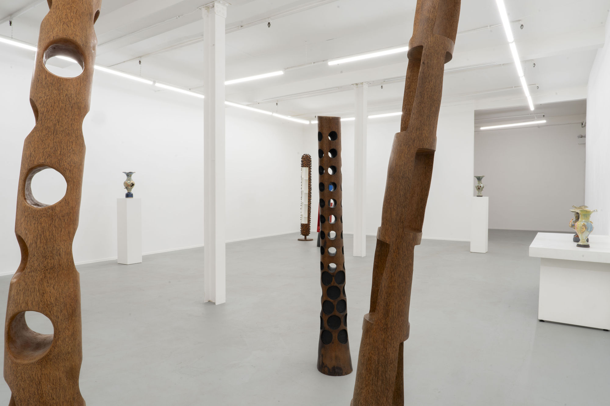 Installation view: Ancestral Material, Freya Bramble-Carter & Jean Servais Somian, online exhibition 50 GOLBORNE, 2025. Photo: Noah Da Costa