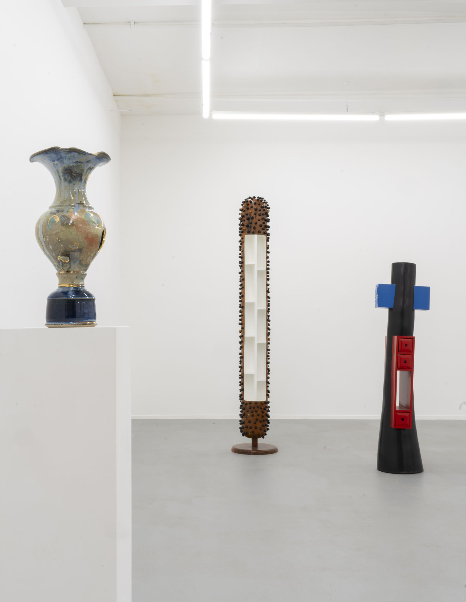 Installation view: Ancestral Material, Freya Bramble-Carter & Jean Servais Somian, online exhibition 50 GOLBORNE, 2025. Photo: Noah Da Costa