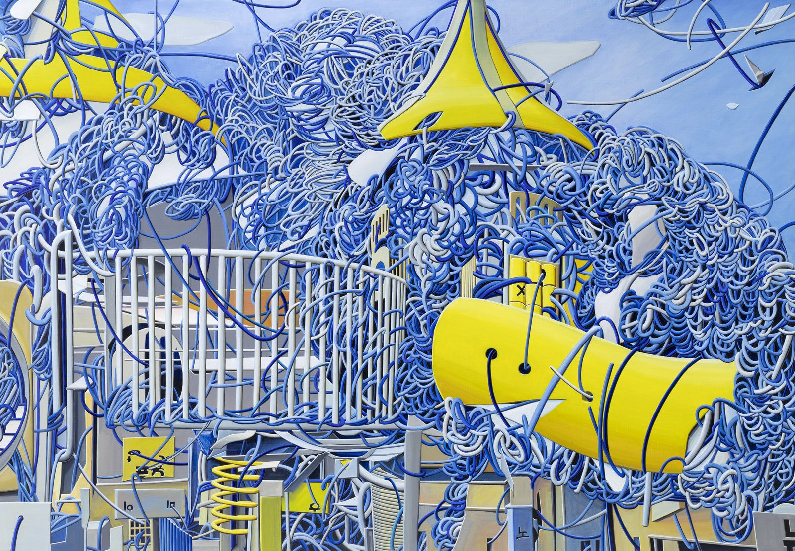 KIM HYOSUK The place I found-Playgrond acrylic on canvas 112.1 x 162.2cm 2024