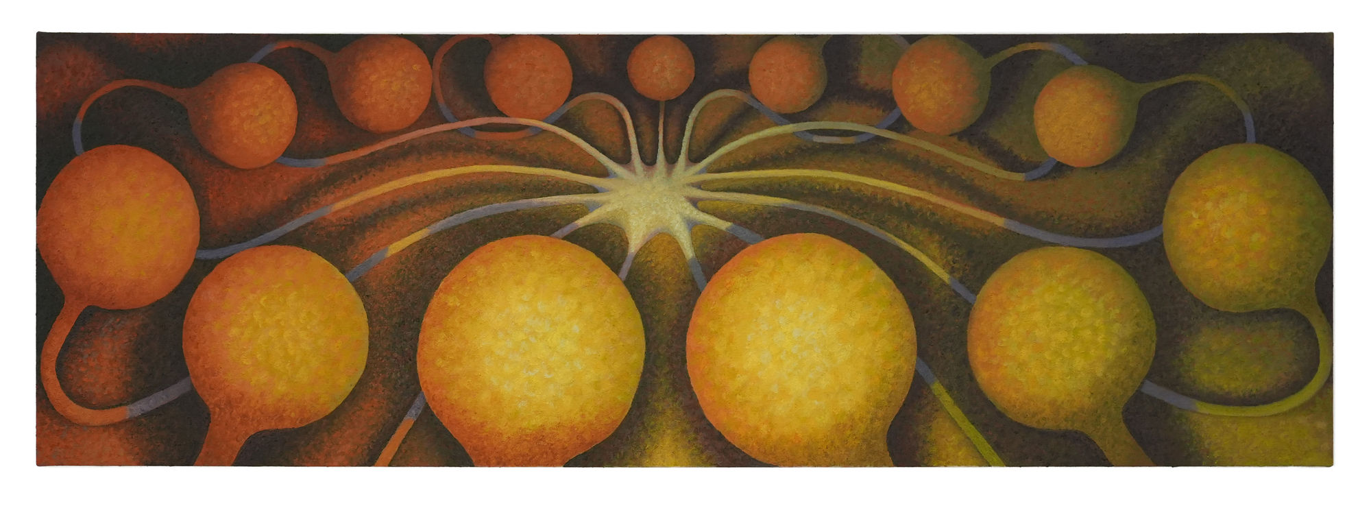 Alicia Adamerovich At the precipice, 2026 Oil on linen over panel 24 x 72 in