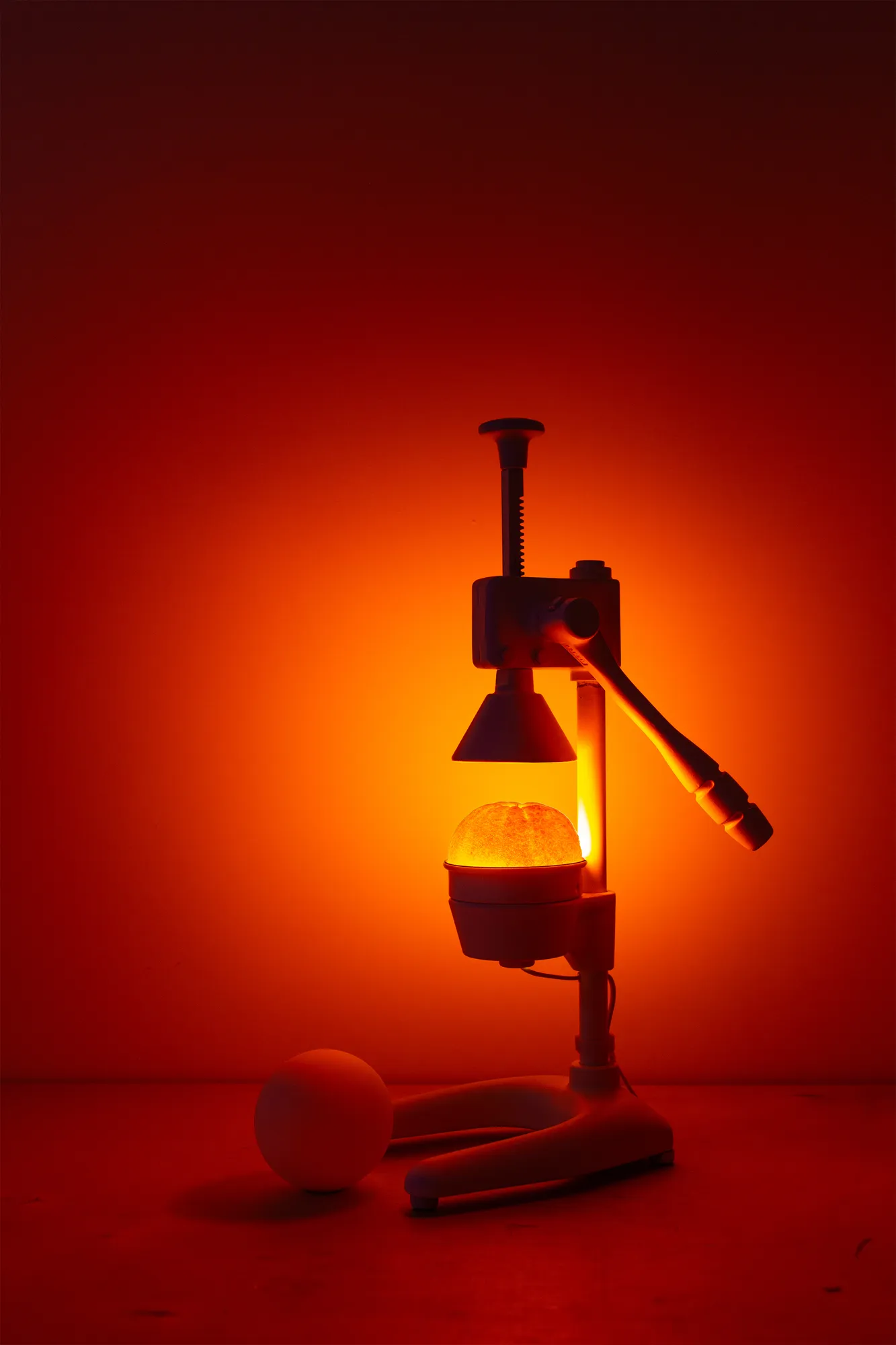 JUICER Mechanical juice press, reinvented. Part of the ‘Objects Trouvé series. Edition of 7.