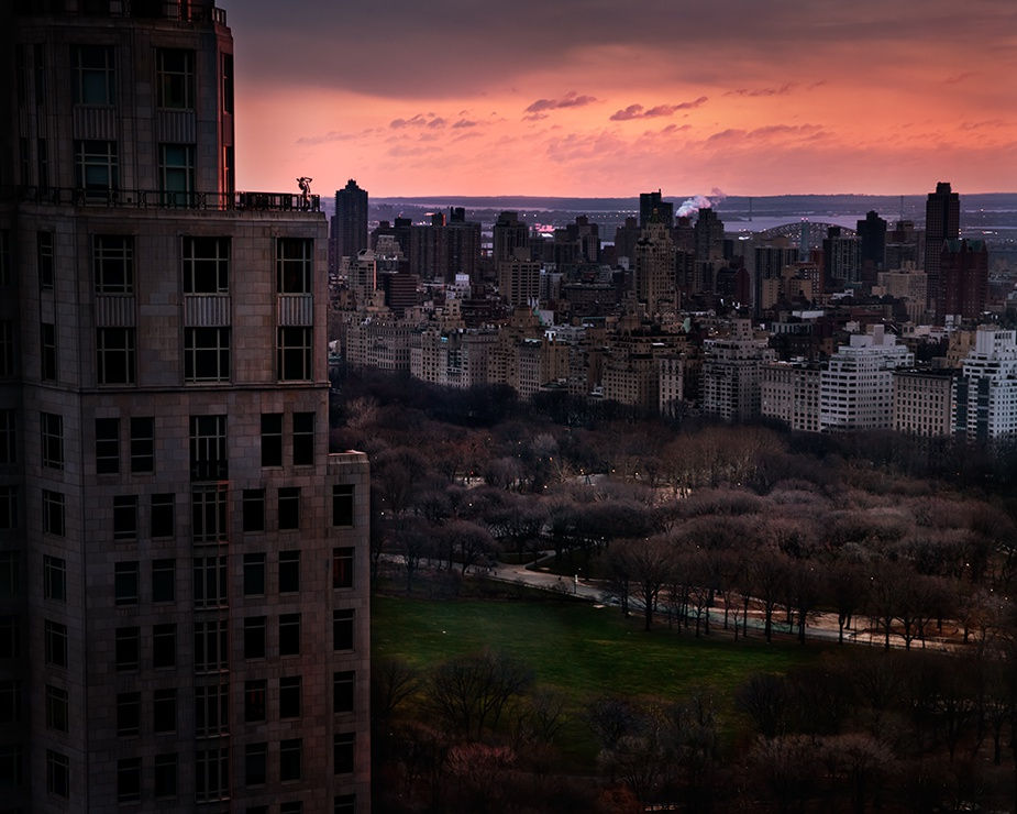 Girl over Central Park, 2012 30 x 37 1/2 in., Ed. 10 48 x 60 in., Ed. 7 & 3AP
