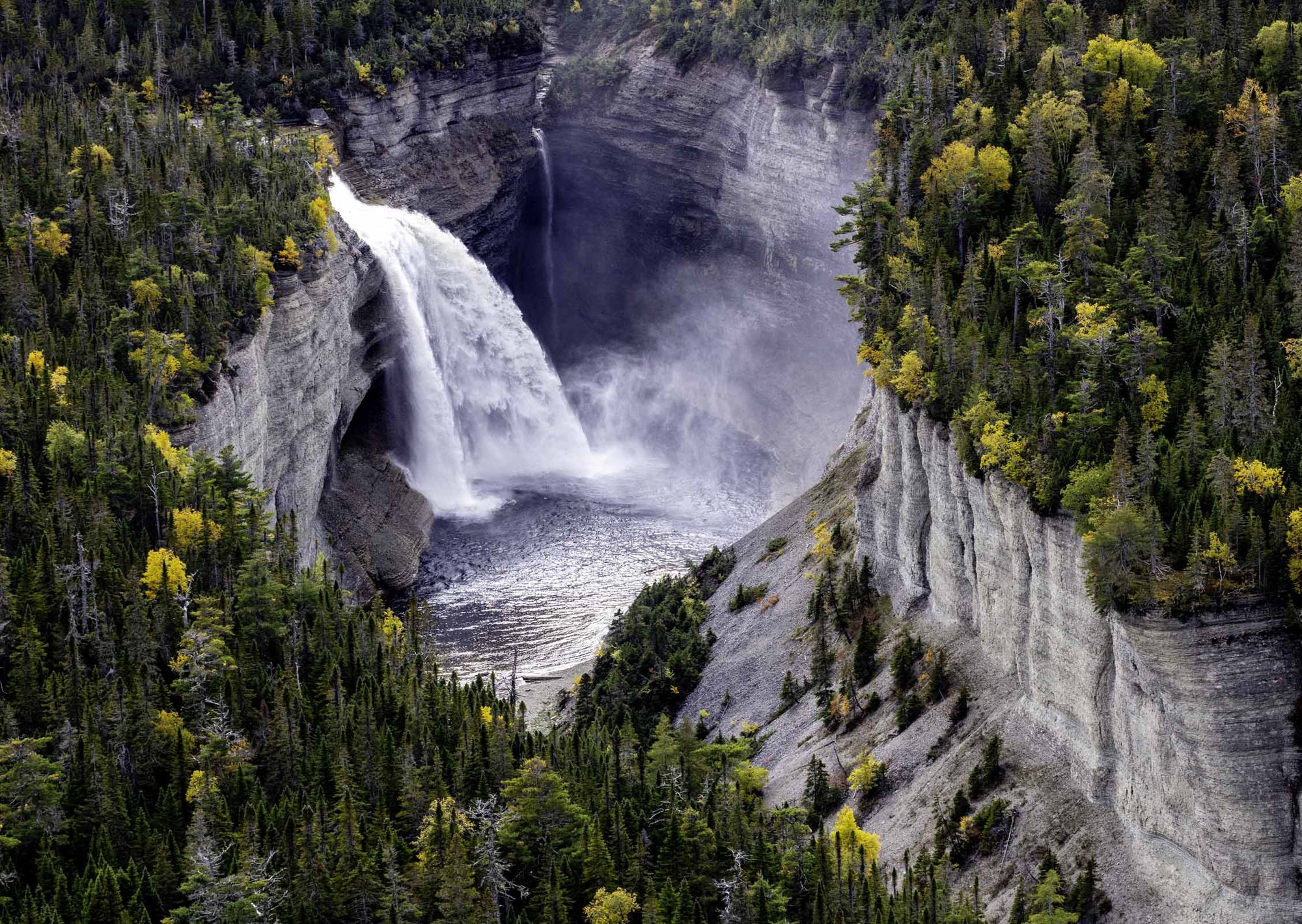 Chutes Vauréal, Anticosti, QC, 2019 24 x 36 in., Ed. 10 32 x 46 in., Ed. 10