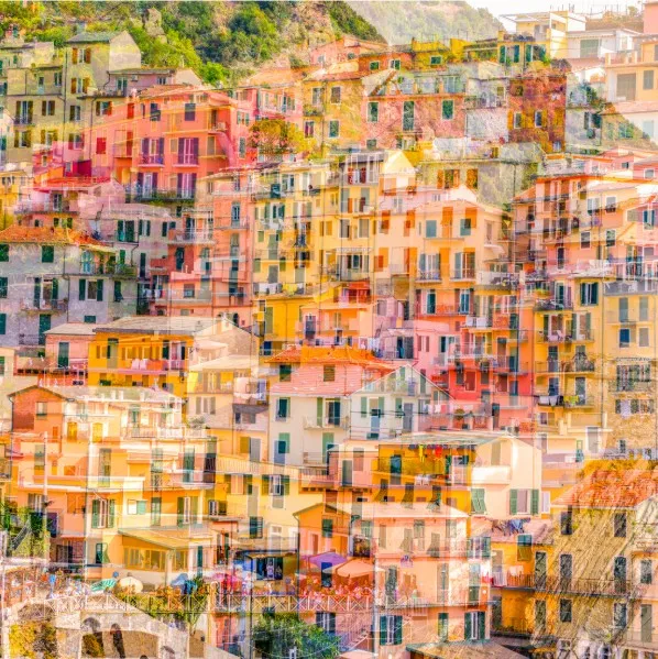 Polychroma (Cinque Terre, ITALY), 2026 24 x 24 in., Ed. 5 40 x 40 in., Ed. 5 48 x 48 in., Ed. 1