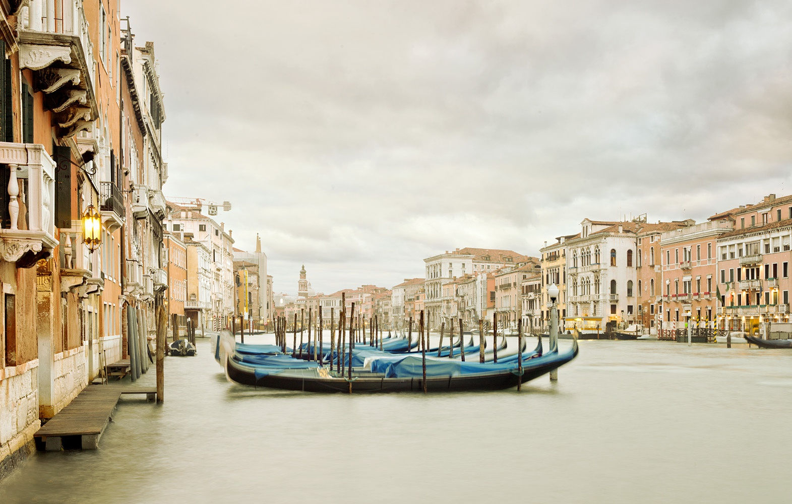 Gondola Station II, Grand Canal, Venice, Italy, 2012 13 x 20 in., Ed. 4 & 2AP 21 x 33 in., Ed. 4 & 2AP 32 x 50 in., Ed. 7 & 2AP 44 x 69 in., Ed. 10 & 2AP