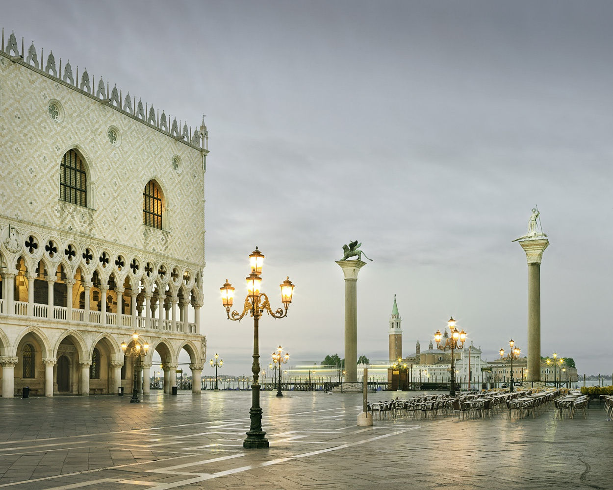 San Marco Dawn, Venice, Italy, 2012 13 x 16 in., Ed. 4 & 2AP 21 x 26 in., Ed. 7 & 2AP 32 x 40 in., Ed. 7 & 2AP 44 x 55 in., Ed. 10 & 2AP 59 x 73 1/2 in., Ed. 5 & 2AP
