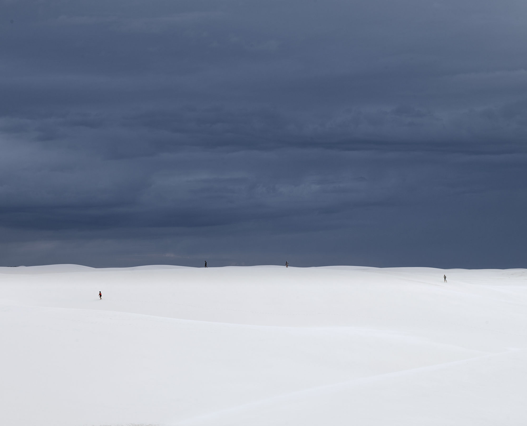 Desert Walk (DISPURSED), Lençóis Maranhenses, Brazil, 2013 21 x 26 in., Ed. 7 & 2AP 32 x 40 in., Ed. 7 & 2AP 44 x 55 in., Ed. 10 & 2AP 59 x 73 1/2 in., Ed. 5 & 2AP