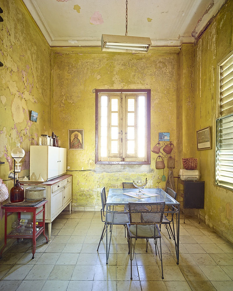 yellow kitchen, Havana, Cuba, 2014 26 x 21 in., Ed. 7 & 2AP 40 x 32 in., Ed. 7 & 2AP 55 x 44 in., Ed. 10 & 2AP 73 1/2 x 59 in., Ed. 5 & 2AP