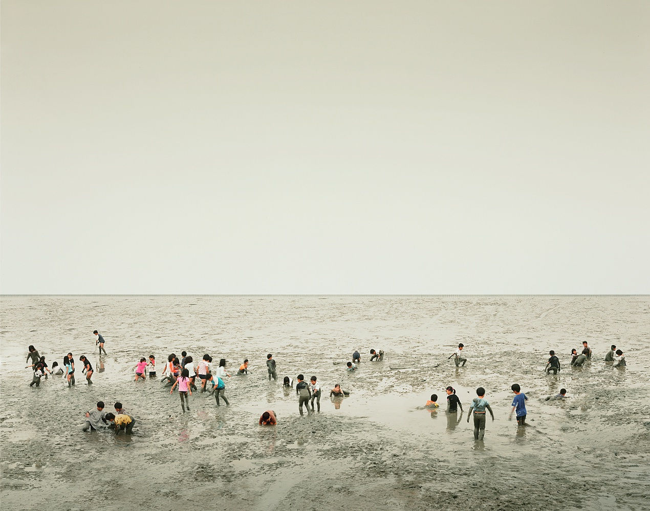 Mudflat, Ariake Sea, Kyushu, Japan, 2010 13 x 16 in., Ed. 4 & 2AP 21 x 24 in., Ed. 4 & 2AP 32 x 40 in., Ed.7 & 2AP